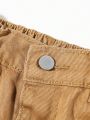 Little Boys' Cute Cargo Style Denim Khaki Pants