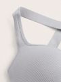 Yoga Basic Women's 2pcs Crisscross Back Sports Bra