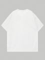 ROMWE Street Life Men's Letter Printed T-shirt