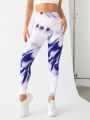 Tie-Dye High Waist Sports Leggings