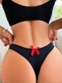 Women's Patchwork Lace Thong