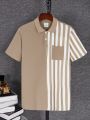 Teen Boys' Striped Short Sleeve Polo Shirt