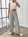 SHEIN Essnce Women'S Elastic Waist Sweatpants