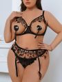 Plus Size Women'S Hollow Out Sexy Lingerie