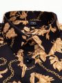 Men'S Floral Print Short Sleeve Shirt