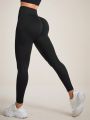 Yoga Basic High Waisted Solid Color Sports Leggings