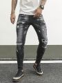 Manfinity EMRG Men'S Slim Fit Ripped Jeans