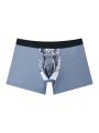 Men Elephant Print Boxer Brief