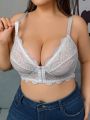 Plus Size Women's Lace Bralette