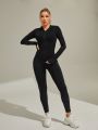 SHEIN Yoga Basic Women's Hooded Sports Suit