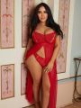 Plus Size Women'S Sexy Lace Splice Lingerie Dress With Triangle Briefs