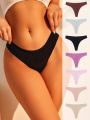 SHEIN 7pack Solid Simple Thong