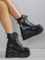 Women's Wedge Heel Platform Boots