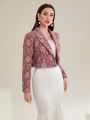 Women'S Jacquard Blazer