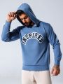 Daily&Casual Men's Letter Print Hooded Sports Sweatshirt