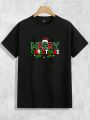 Men Christmas Print Tee