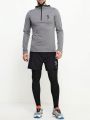 Men'S Long Sleeve Half Zip Sports Jacket