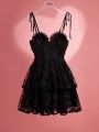 Women'S Lace Spaghetti Strap Dress