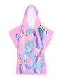 SHEIN Kids QTFun Toddler Girls Cartoon Graphic Hooded Cover Up