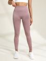 Yoga Basic Seamless High-waist Sports Leggings