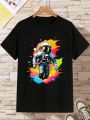 Boys (Large) Astronaut Print T-Shirt