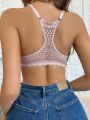 Lace Patchwork Women's Bra