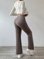 SHEIN Unity Solid Flared Pants