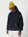 SUMWON Overhead Hoodie With Contrast Stitch