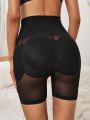 Contrast Mesh Shapewear Shorts