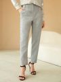 SHEIN BIZwear Women's Tapered Leg Suit Pants