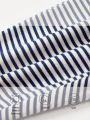 Cozy Cub Newborn Baby Boy Striped Print Pocket Patched PJ Set & Hat