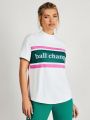 SHEIN VARSITIE Sports GOLF  Basic  Prints  With   T-Shirt