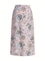 thaonca Ladies' Paisley Print Skirt