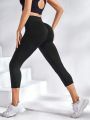 SHEIN Yoga Basic Solid Color Sport Leggings