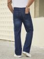 Men's Straight-leg Jeans With Side Pockets