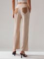 GOUGHS GRACES Womens Double Buckle Detail Pants