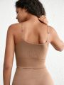 SHEIN Leisure Seamless Fixed Cup Camisole Vest Top