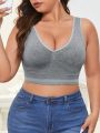 Plus Size Simple Seamless Bra