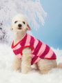 PETSIN 1pc Striped Print Pet Coat