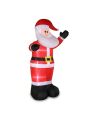 8ft with 4 String Lights Inflatable Garden Santa Claus Decoration