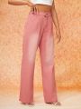 Rituales Solid Wide Leg Jeans