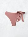 SHEIN Swim Chicsea Women's Bikini Bottom With Delicate And Elegant Side Ties
