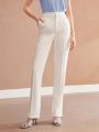 MOTF PREMIUM LADIES' SOLID COLOR SUIT PANTS