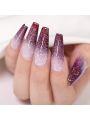 6pcs/set Holographic Gel Nail Polish, Glitter Soak-off Uv Led Gel Polish Kit For Nail Art Diy At Home Salon Gift For Girls