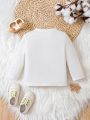 Baby's Card Pattern Printed Long Sleeve Top