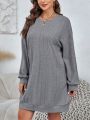 SHEIN LUNE Plus Size Sweatshirt