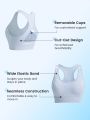 Yoga Basic 2pcs Seamless Cut-out Sports Bra