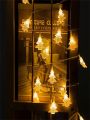 Led 10/20-light Christmas Tree String Light Battery Operated Decorative Fairy Lights For Holiday Decoration