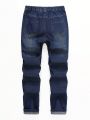 Boys' Fashionable Straight-leg Jeans, Casual