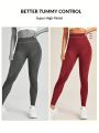 SHEIN Yoga Basic Compression Sports Leggings